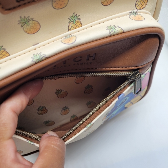 COPY - Stitch Pineapple MiniLoungefly Disney Lilo & Stitch Pineapple Mini Backp… - Picture 4 of 13